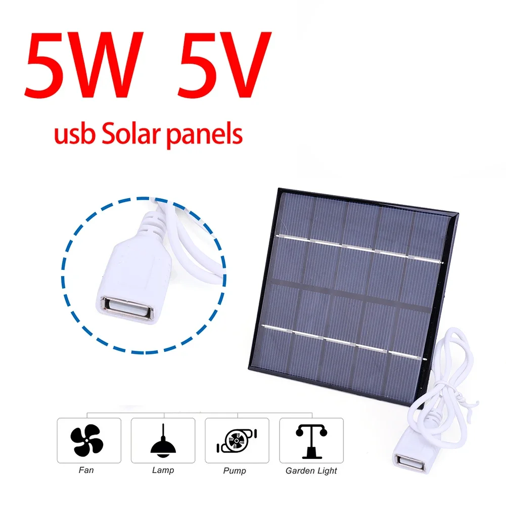 Outdoor Power Board - ボード、パワーバンク、電話充電用品、アウトドアキャンプ用ソーラーバッテリー充電器、5w、5v、100x100mm
