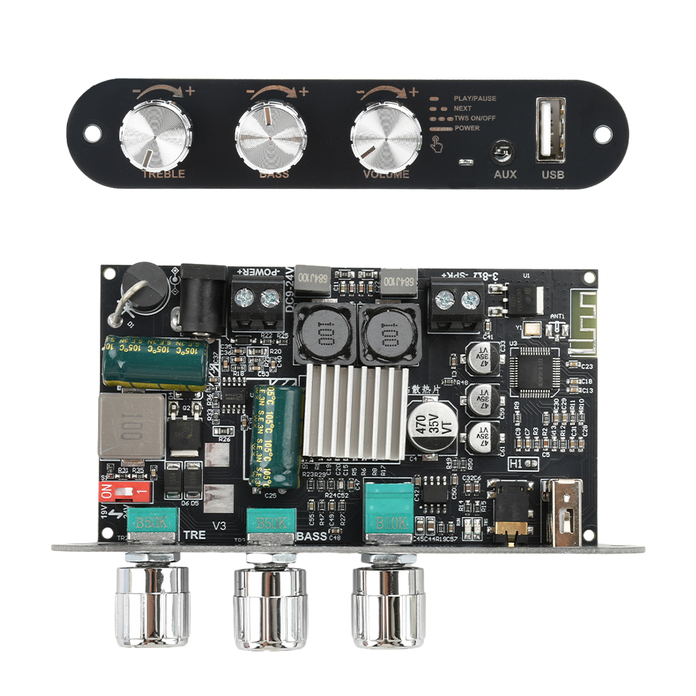 Outdoor Power Module - ZK-1001U TPA3116D2 モノラル 100W Bluetooth 5.3