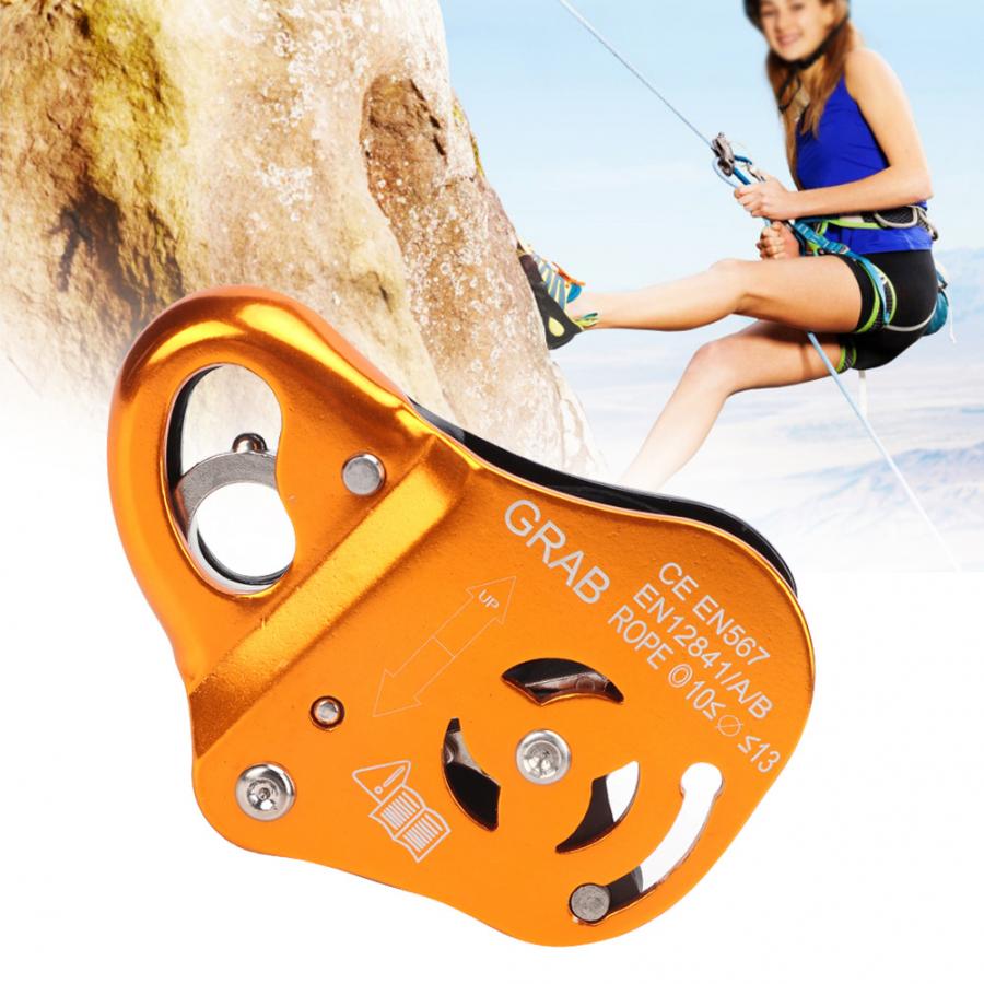 Outdoor Power Grab - セルフロック式デバイス屋外クライミンググラブロープ、セルフロック式落下防止安全ローププロテクター、屋外クライミングアクセサリー