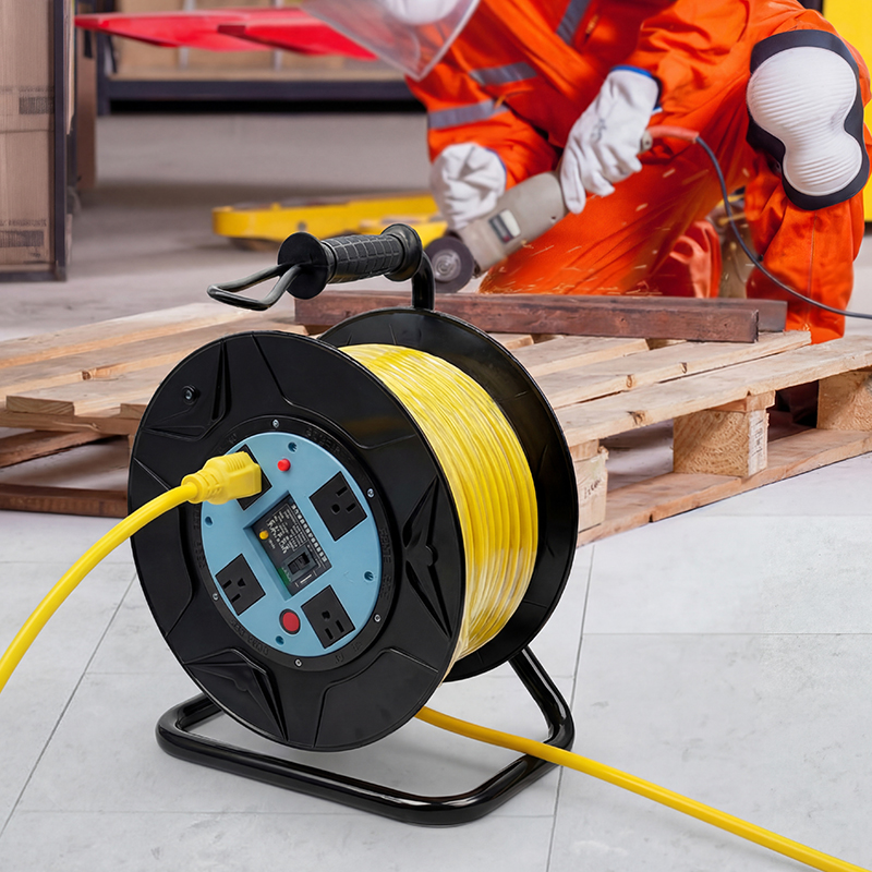 Extension Cord Outdoor - 25M 40M 50M IP44ヘビーデューティーNEMA 5-15P延長コードUSソケットケーブルリール（産業用および屋外用-HDF）