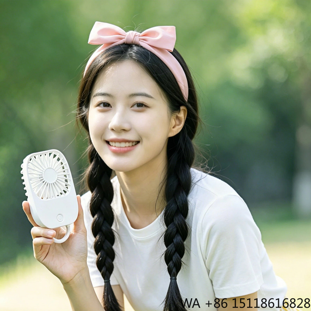 Outdoor Power Fan - 個人用ポケットハンドヘルドミニUSBスタンドファン（狭いスペース用）-電池式ミニポータブルファン（USB充電式）