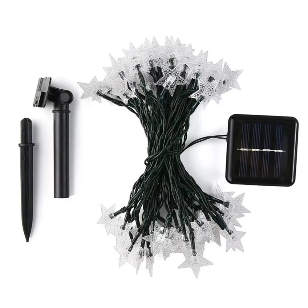 太陽光発電スターストリングライト 20/50 LED 防水屋 - Outdoor Solar Power Xmas Lights のレビューと価格