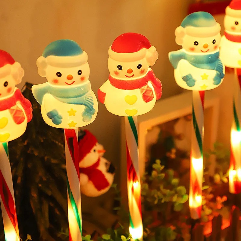 屋外ソーラーLEDランプ サンタ＆雪だるま型 芝生ライト ガ - Outdoor Solar Power Xmas Lights のレビューと価格