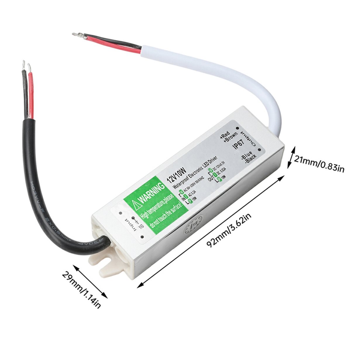 新しい防水電源 IP67 照明トランス AC 90-250V - Outdoor Power Transformer のレビューと価格