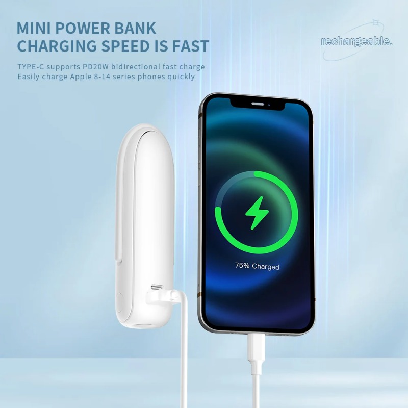 ハンドヘルドミニファン USBパワーバンクと懐中電灯 3-i - Outdoor Usb Power Bank のレビューと価格
