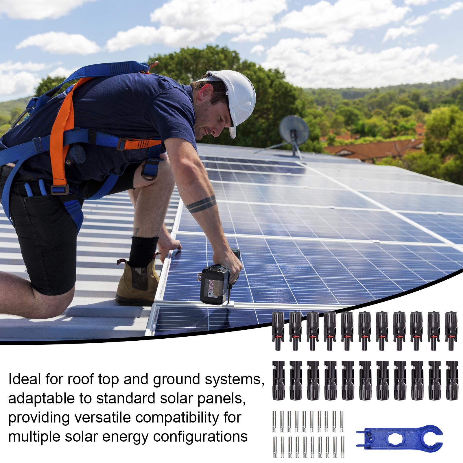 10 ペア MC4 太陽光発電ソーラーコネクタ効率防水男性と - Outdoor Power Board のレビューと価格