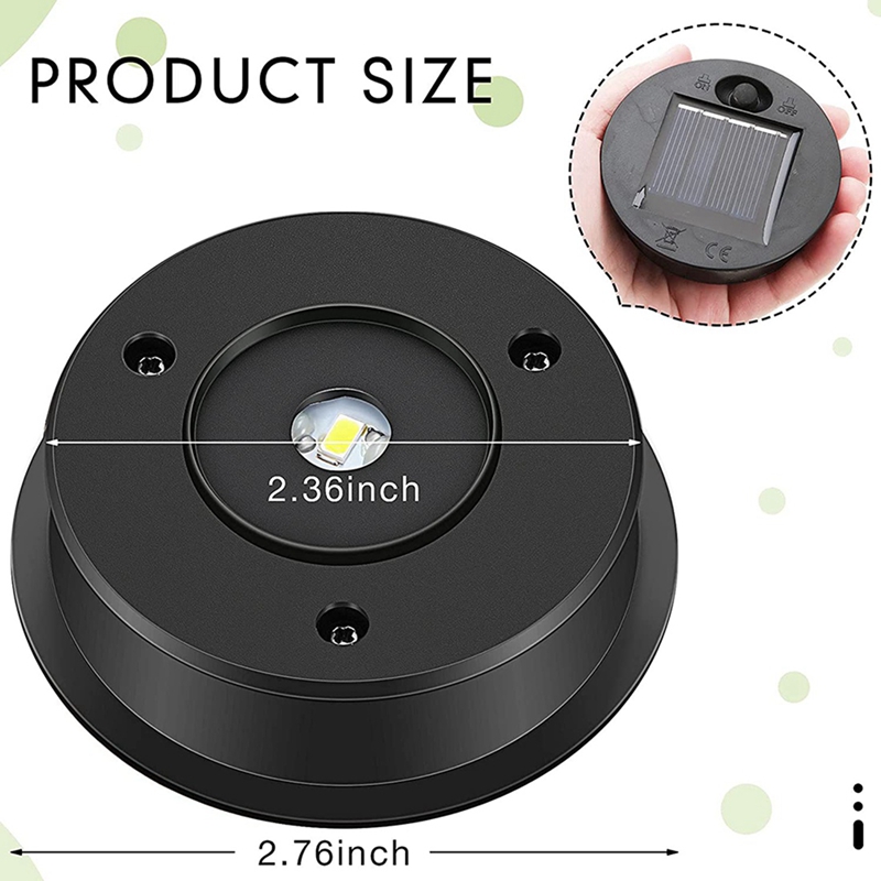 ソーラーパネル用LEDシーリングライト,7ルーメン,6個 - Outdoor Power Board のレビューと価格