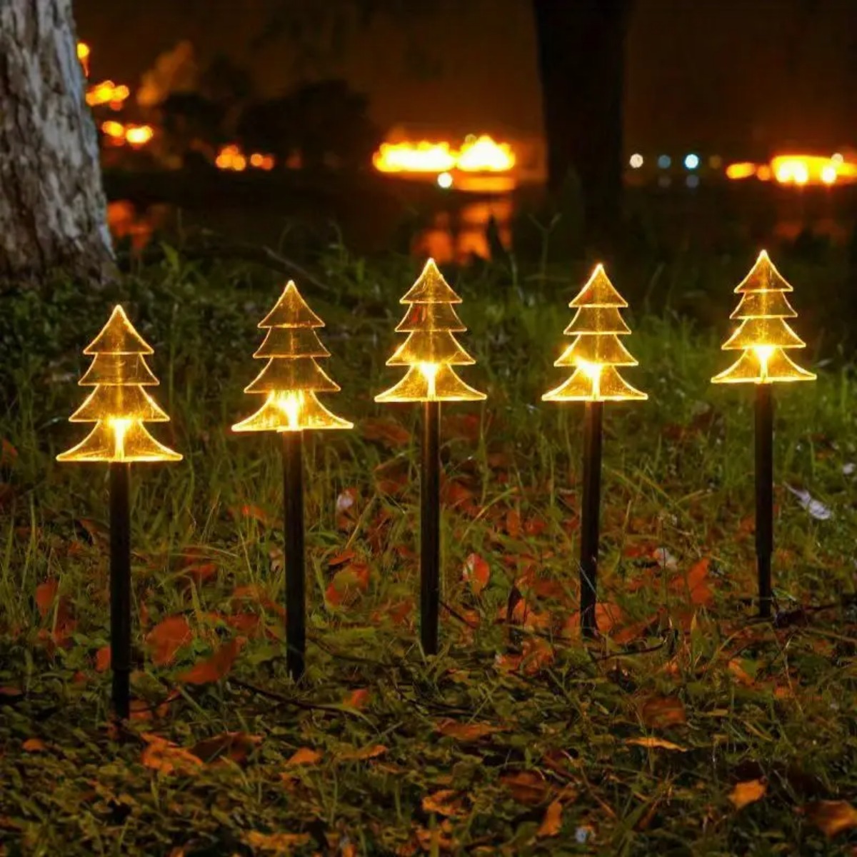 ソーラーパワークリスマスパパスライト、防水スノーフレーク、ク - Outdoor Solar Power Xmas Lights のレビューと価格