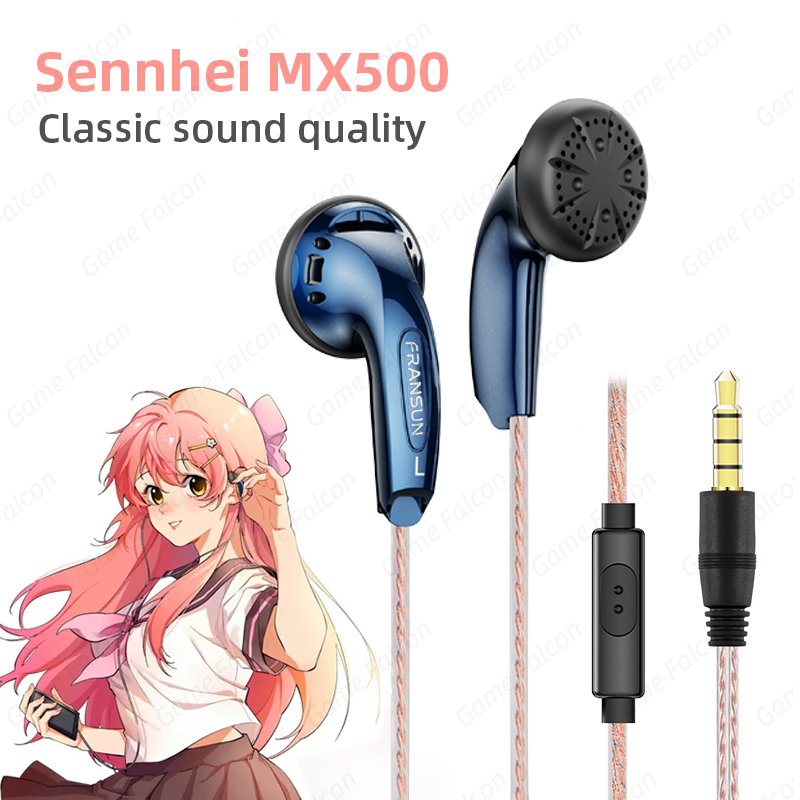 クラシック耳栓 Sennhei MX500 強力な低音有線イ - Outdoor Power Jack のレビューと価格