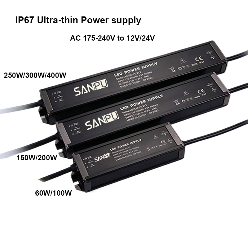 超薄型 IP67 防水電源 LED 屋外照明トランス AC1 - Outdoor Power Transformer のレビューと価格
