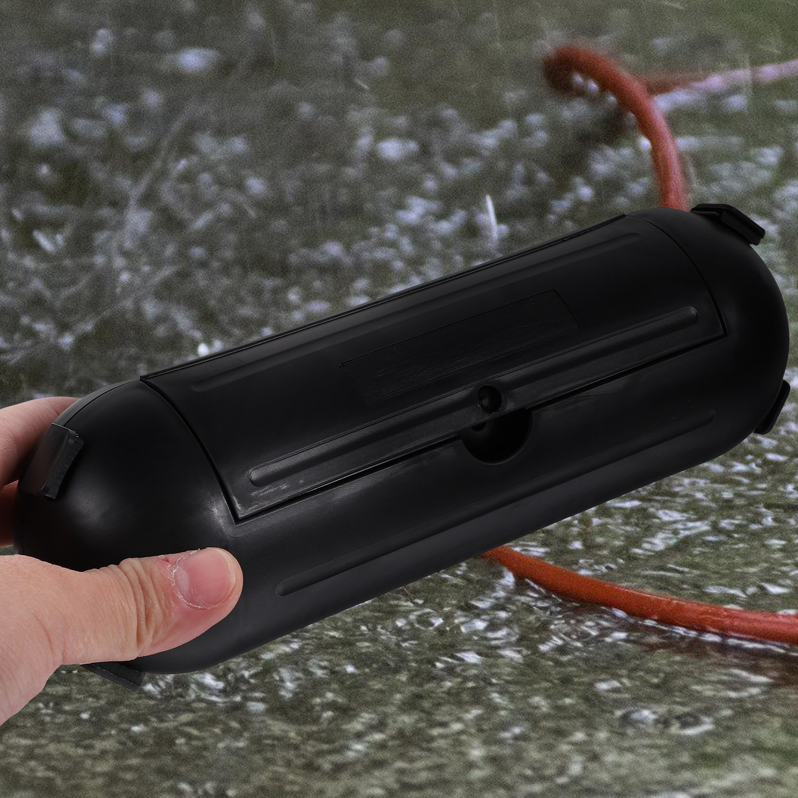 防水接続ボックス 屋外用電気延長コード 安全シールボックス  - Extension Cord Outdoor のレビューと価格