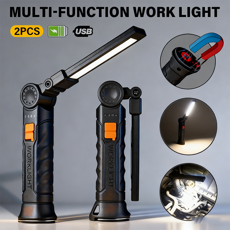 ポータブル COB LED 懐中電灯 USB 充電式ワークラ - Outdoor Usb Power Bank のレビューと価格