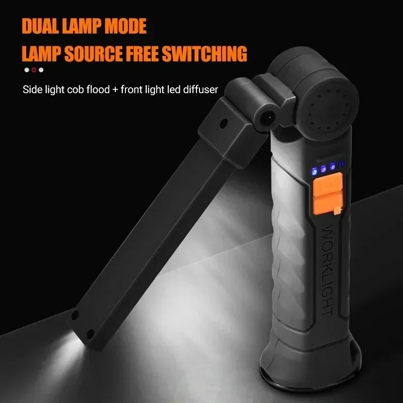 ポータブル COB LED 懐中電灯 USB 充電式ワークラ - Outdoor Usb Power Bank のレビューと価格