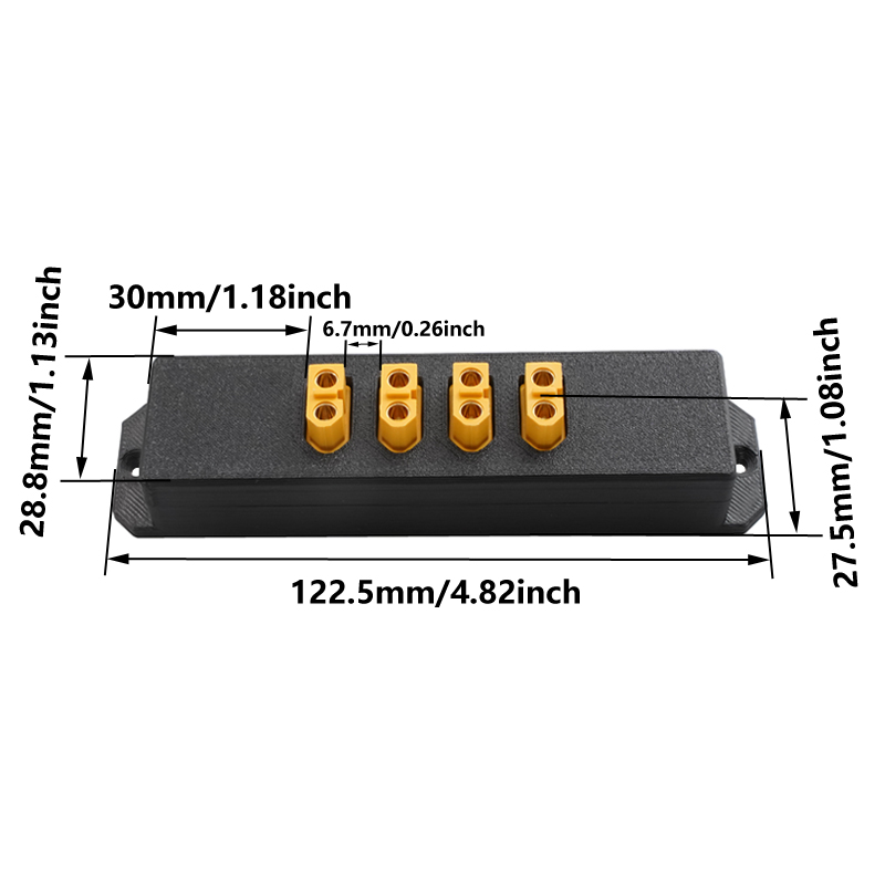 1 個 4 チャンネル XT60 パワーディストリビューター - Outdoor Power Board のレビューと価格