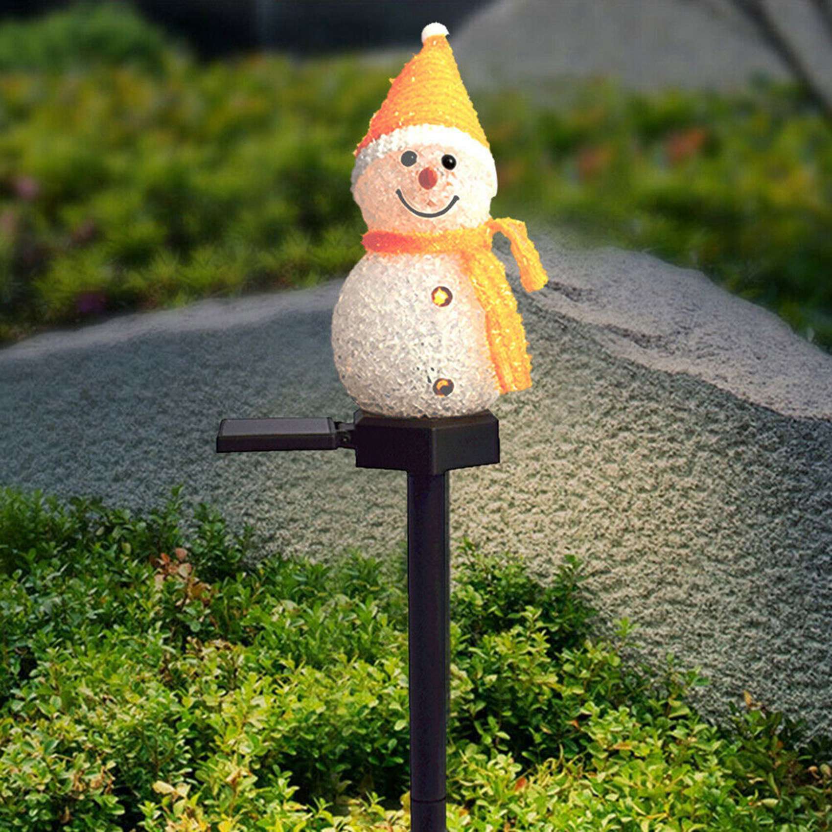 ABAH-スノーマンソーラーライトクリスマス太陽光発電LED - Outdoor Solar Power Xmas Lights のレビューと価格