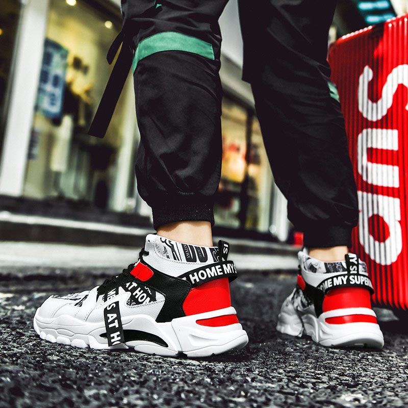 男性と女性のためのスポーツシューズ,厚くて伸縮性のあるテキス - Outdoor Power Mop のレビューと価格