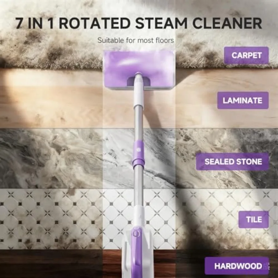 ApexTPSteam Mop 1300W 強力な取り外し可 - Outdoor Power Mop のレビューと価格