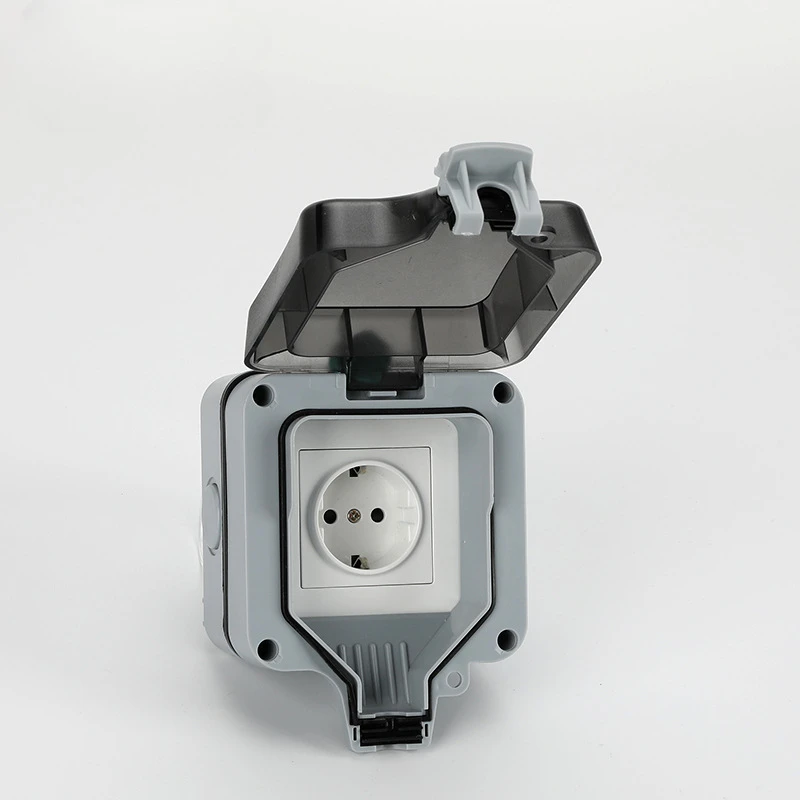 EU KR 屋外壁防水ソケット 16A コンセント韓国電力  - Outdoor Power Module のレビューと価格