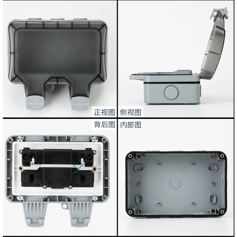 EU KR 屋外壁防水ソケット 16A コンセント韓国電力  - Outdoor Power Module のレビューと価格