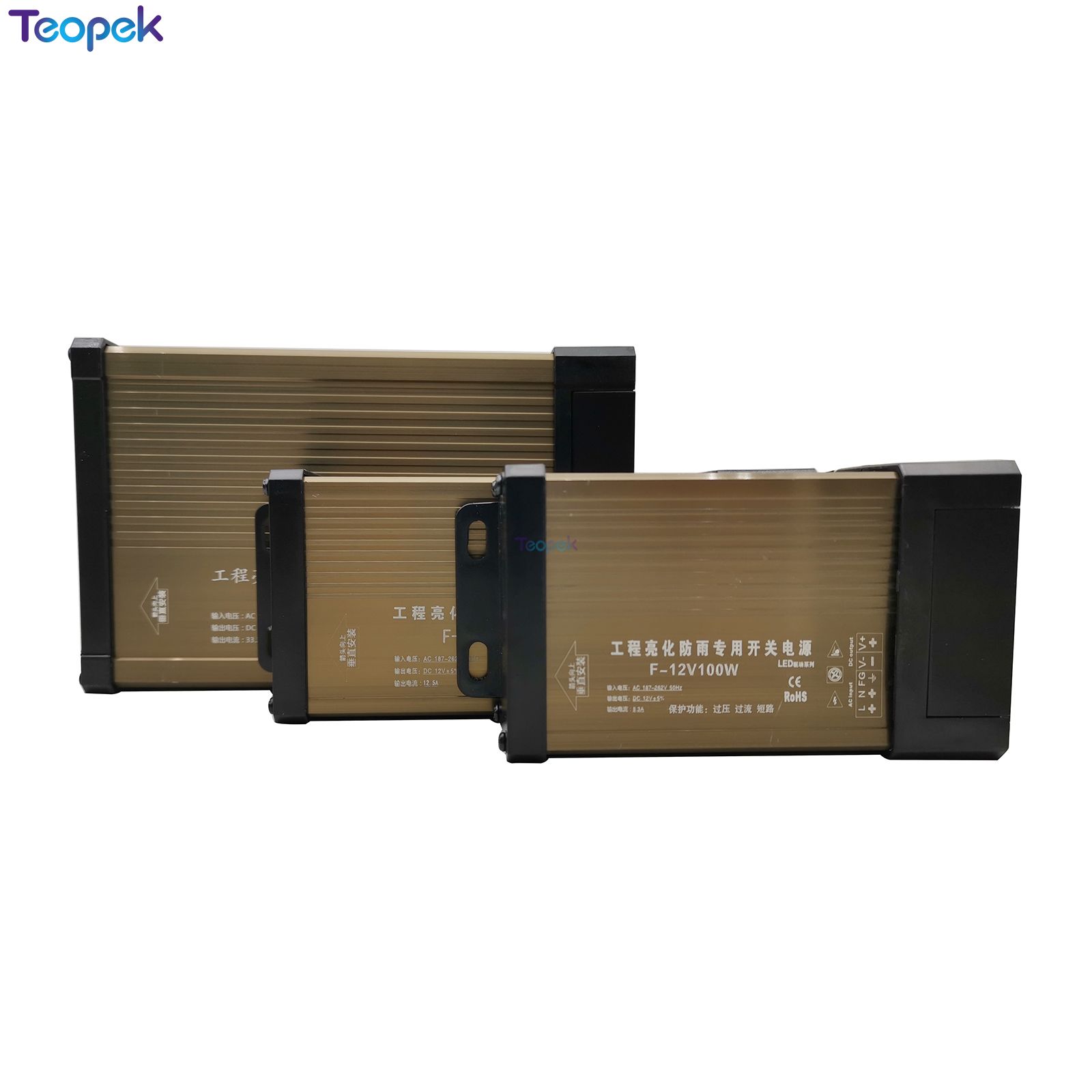 防雨スイッチング電源 IP43 DC12V 60 ワット 1 - Outdoor Power Transformer のレビューと価格