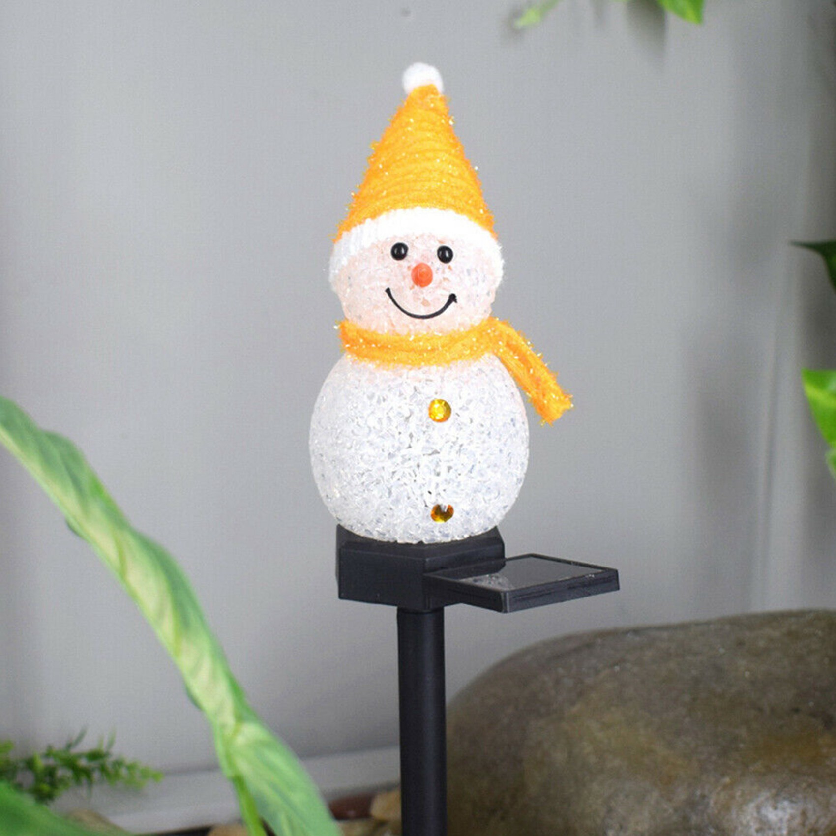 A72P スノーマンソーラーライト クリスマスソーラーLED - Outdoor Solar Power Xmas Lights のレビューと価格