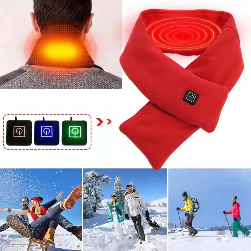 USB 女性男性用加熱スカーフ 温度スカーフ 3 ギア ラッ - Outdoor Usb Power Bank のレビューと価格