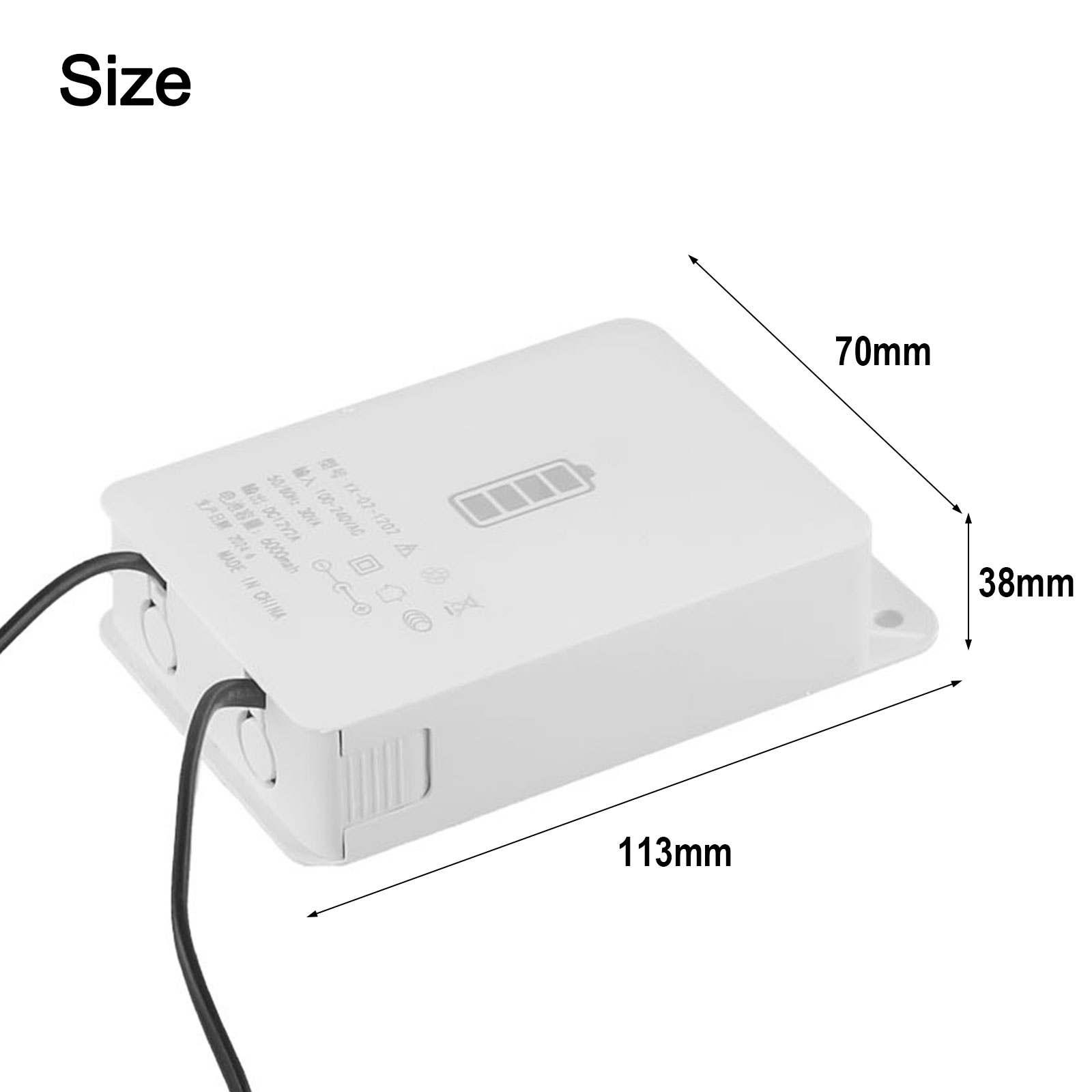 12V 2A 電源アダプタ屋外監視カメラ用ミニ UPS 無停 - Outdoor Power Jack のレビューと価格