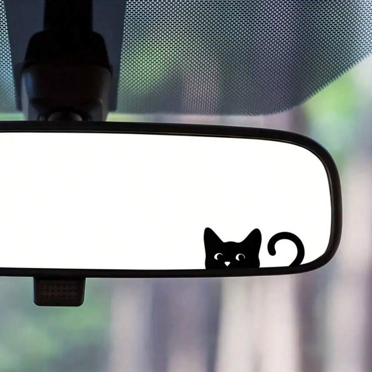 猫ステッカー、ミニ猫、覗き見猫、ミラーステッカー、車用ステッ - Outdoor Power Board のレビューと価格