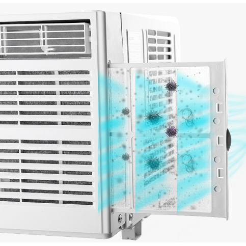 24000 BTU窓型エアコン、大家庭向けハイパワー省エネA - Outdoor Power Fan のレビューと価格