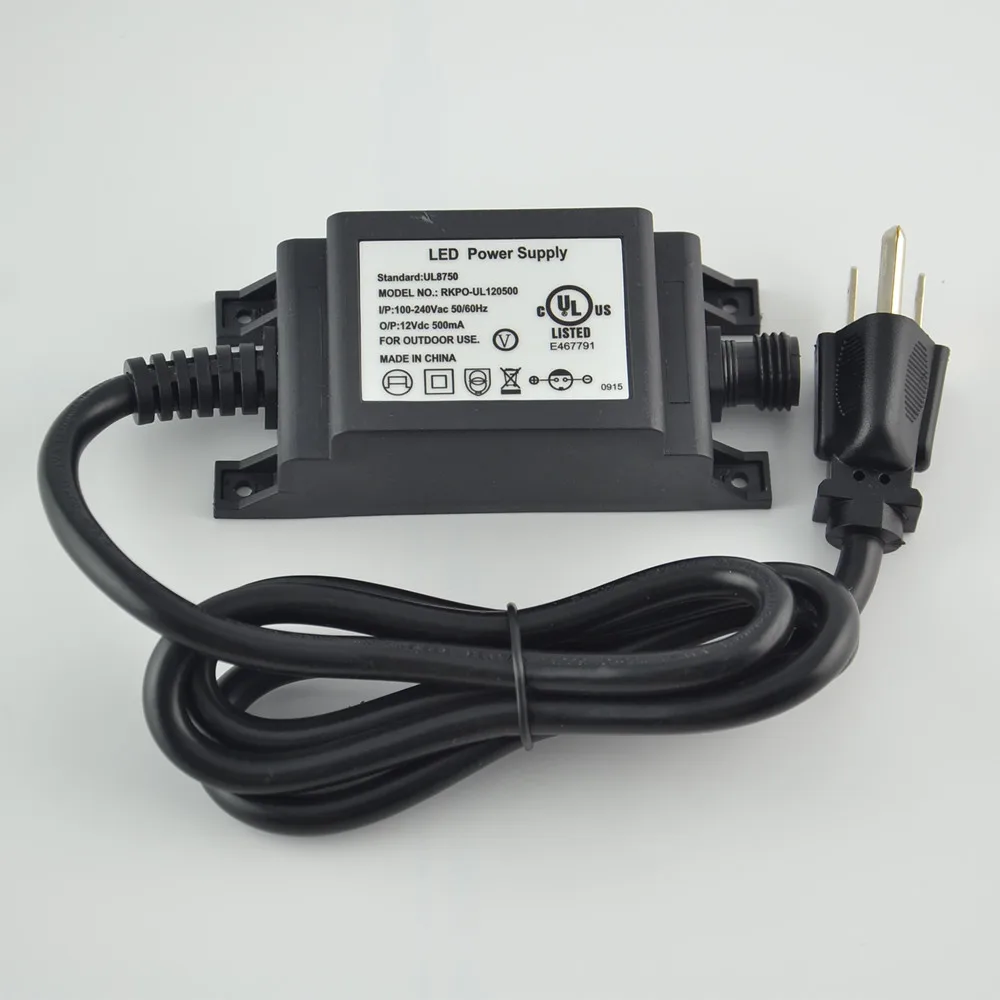 IP68 DC12V 1A 電源ドライバ供給充電器 EU U - Outdoor Power Transformer のレビューと価格