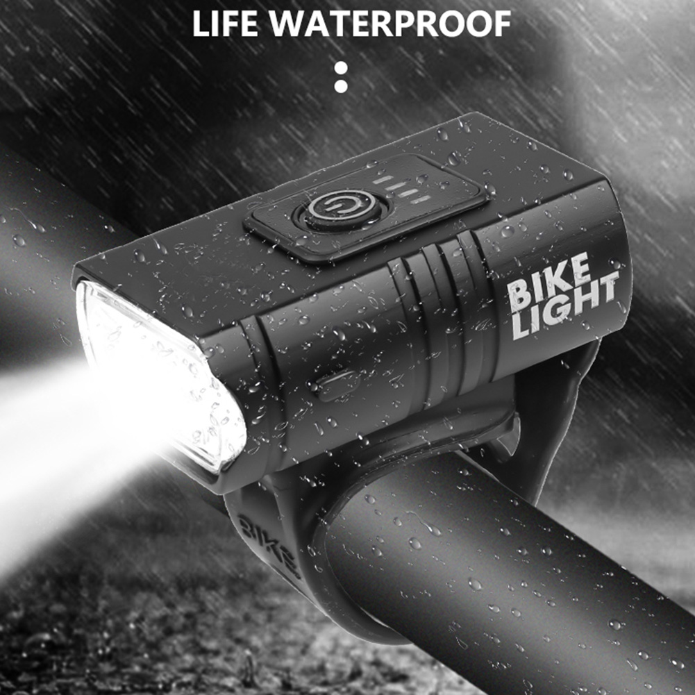 LED自転車ハンドルバー懐中電灯、USB充電式、テールライト - Outdoor Power Meter Bike のレビューと価格