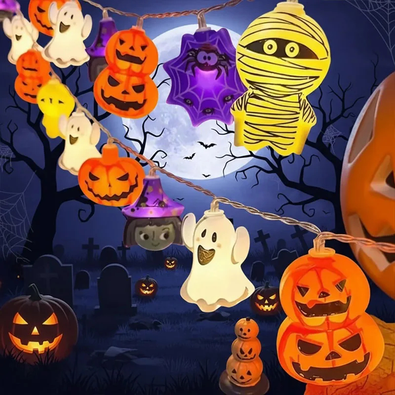 ハロウィンパーティー LED ストリングライト カボチャ ゴ - Outdoor Power Jack のレビューと価格