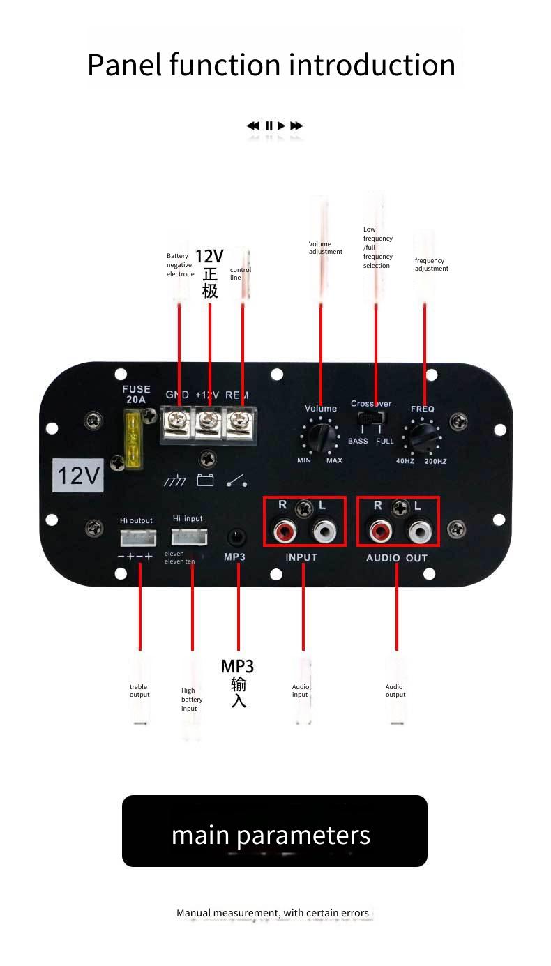 電力増幅ボードデジタルアンプボード家庭用屋外カーオーディオサ - Outdoor Power Board のレビューと価格