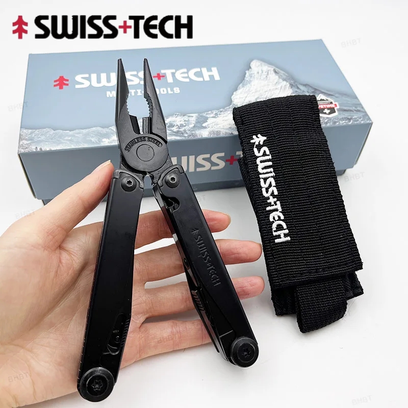SWISS TECH 18 in 1 マルチツールプライヤー - Outdoor Power Board のレビューと価格