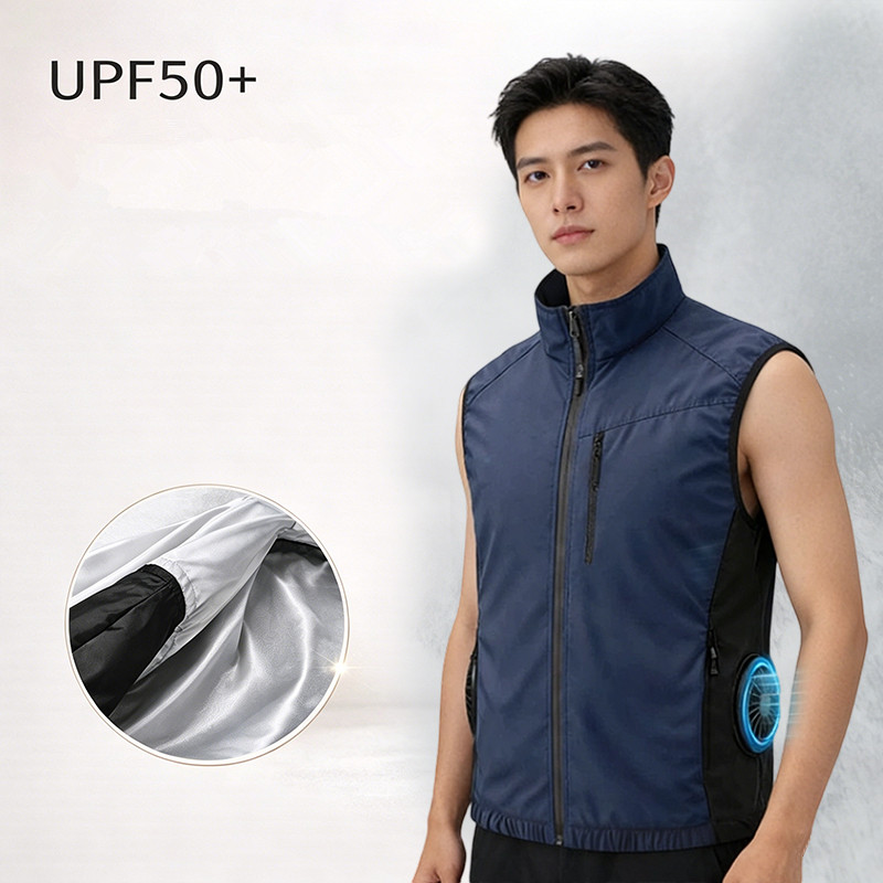 夏用男性用熱中症予防冷却高風量ファンインテリジェント空調服ベ - Outdoor Power Fan のレビューと価格